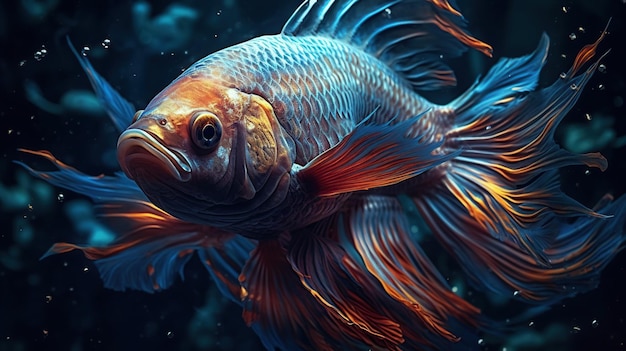 Pisces the Fish Zodiac Sign Generative AI