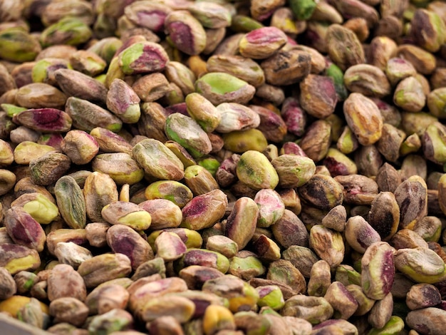 pistacchio pistachio in the local market in Ortigia island in province of Syracuse in Sicily