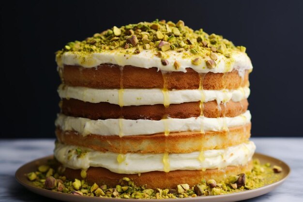 Pistachio Cardamom Cake