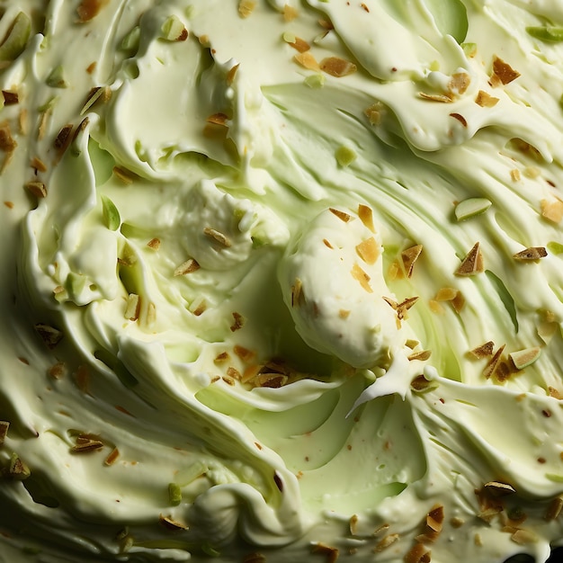 Photo pistachio ice cream background texture