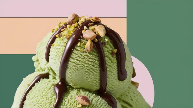 Pistachio ice cream