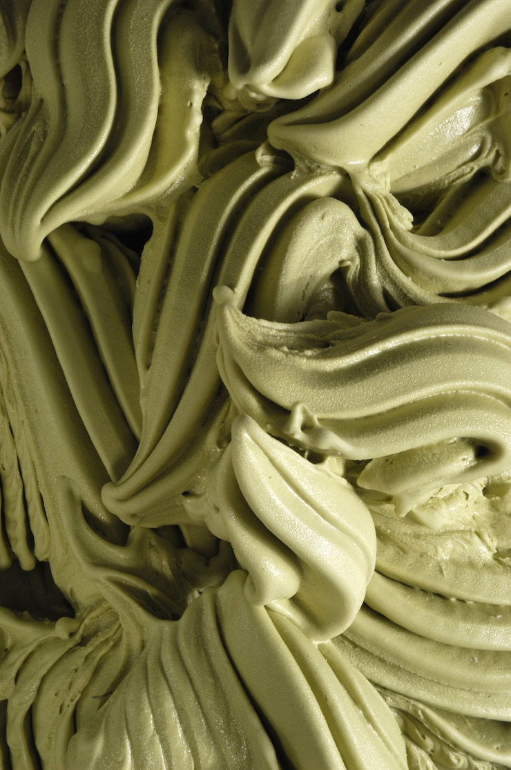 Photo pistachio ice crean