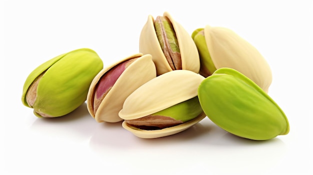 Pistachio isolated on white background