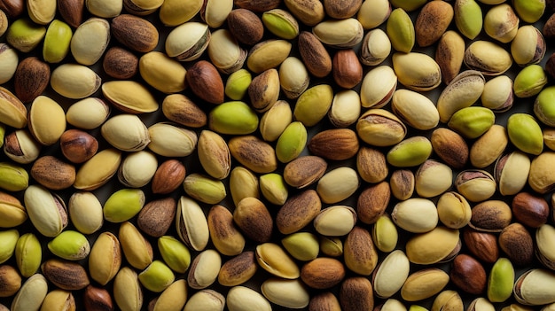 Photo pistachio nuts background