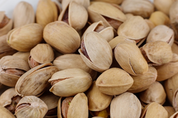 Pistachios are delicious nuts. Lots of healthy eating nuts