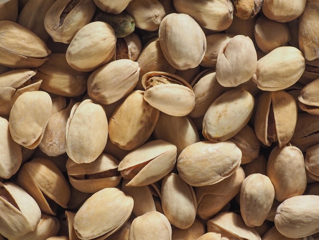 Pistachios food background