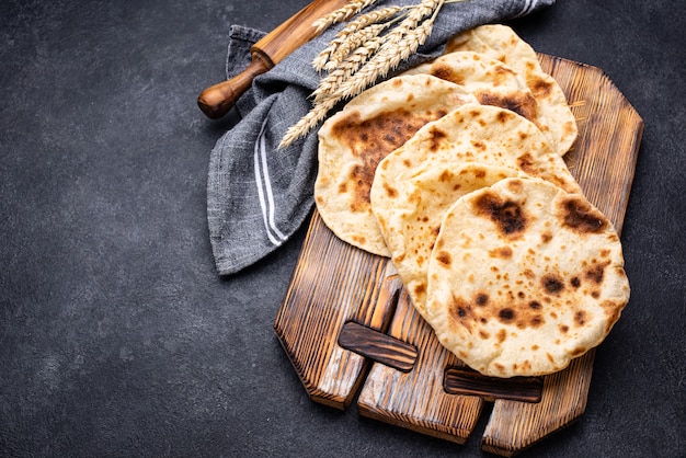 Pita bread traditional jewish food