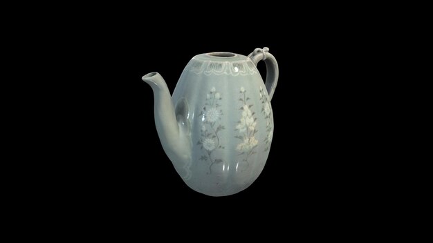 Pitcher with inlaid Historical Artifacts Stat Art Feng historical artifact