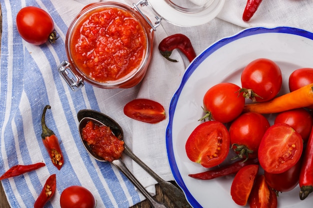 Pittige tomatensaus