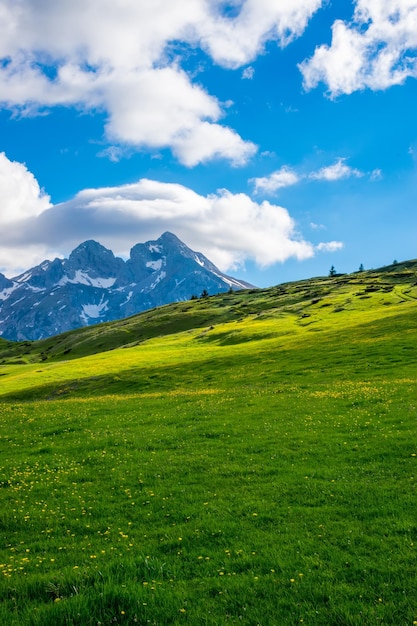 Pittoreske landschappen in de bergen van Komovi Montenegro