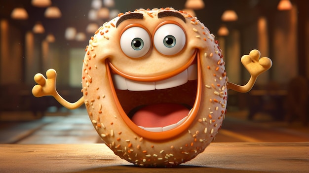 Pixar-geïnspireerde animatie Donut A Delightful Creation door Mike Campau en Craig Mccracken