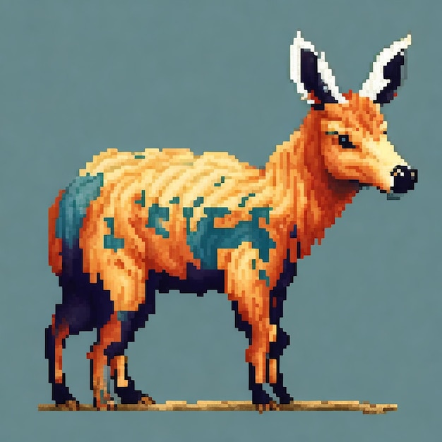 pixel art animal