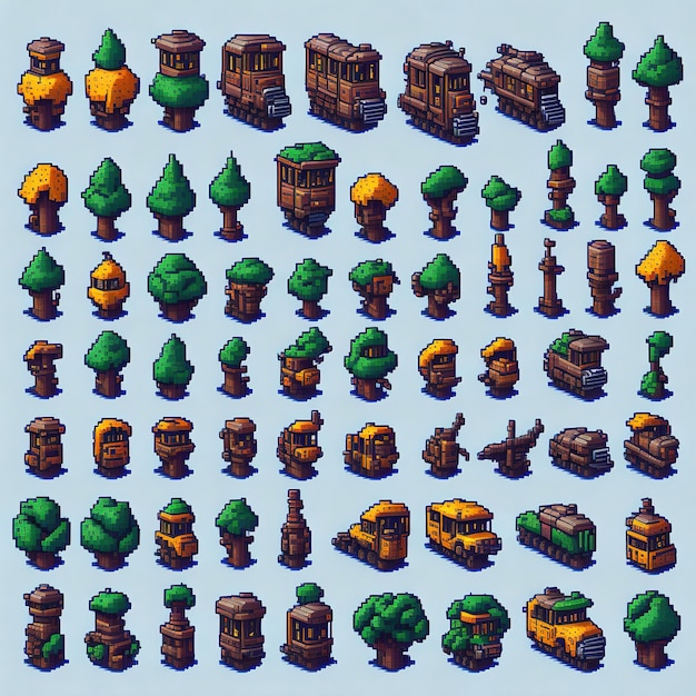 Pixel Art for Asset Game Enhance Your Gaming Experience with Stunning Visuals