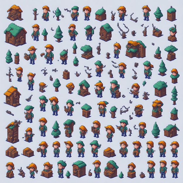 Pixel Art for Asset Game Enhance Your Gaming Experience with Stunning Visuals