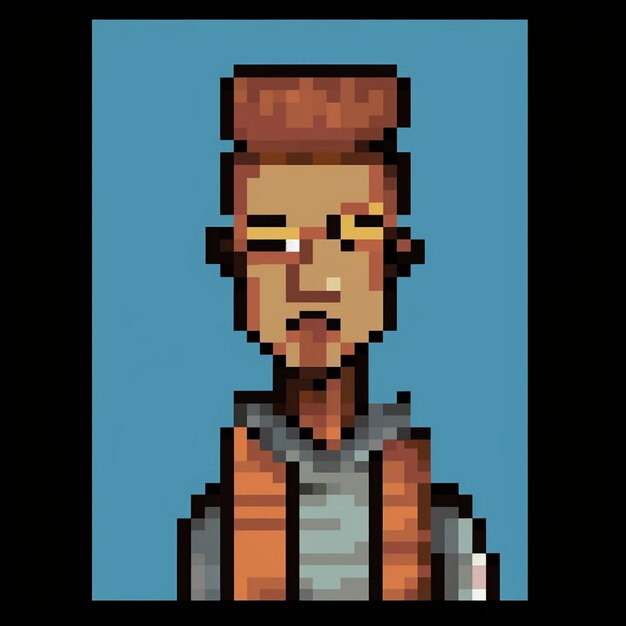 pixel art character