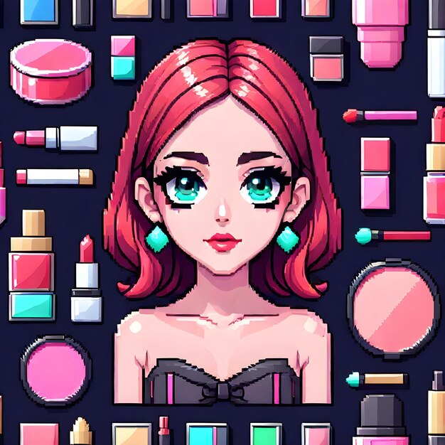 Pixel Art Cosmetics