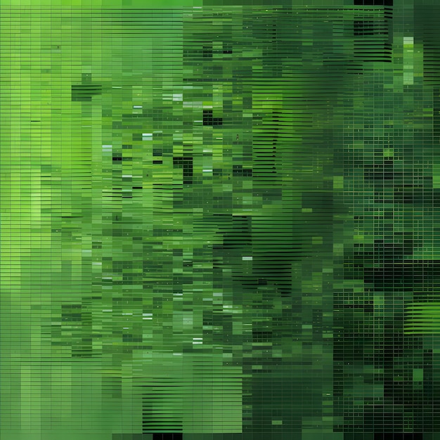 Pixel art stijl achtergrond met groene kleuren