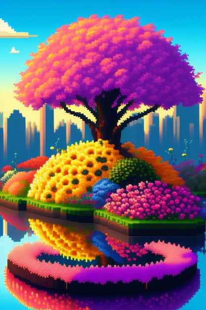 pixel art tokyo 3d pixel art 4k wallpaper incred