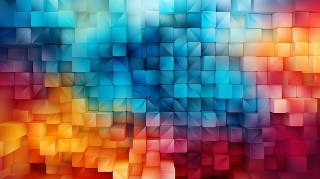 Pixel chaotic patterns multicolored for presentations designers marketers wallpaper