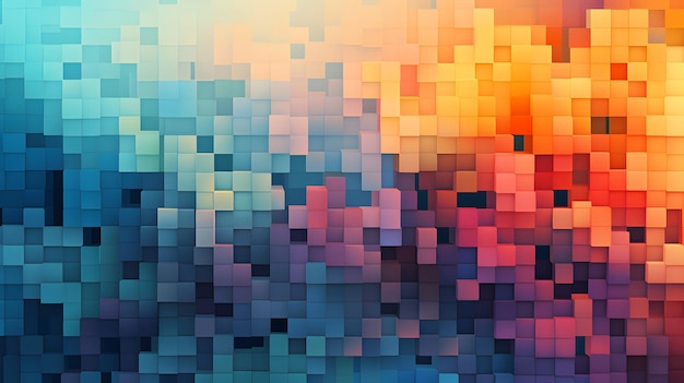 Pixel kleurblok abstracte achtergrond