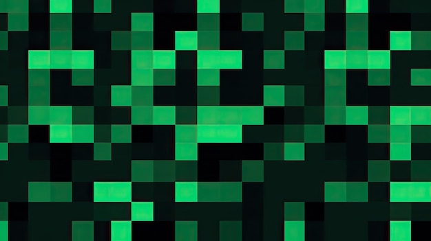 Photo pixel pattern texture green and black with copy space