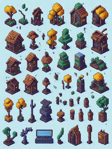 Pixel Playground Crafted Assets for Your Game World