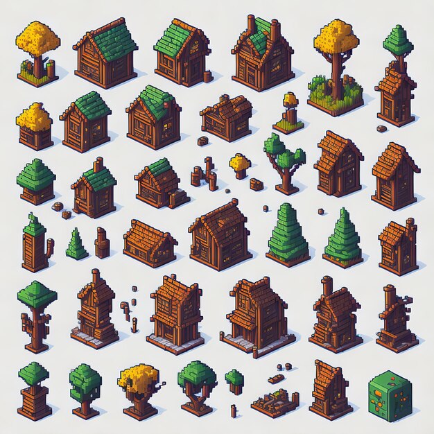 Pixel Playground Crafted Assets for Your Game World