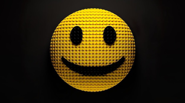 pixel smiley face