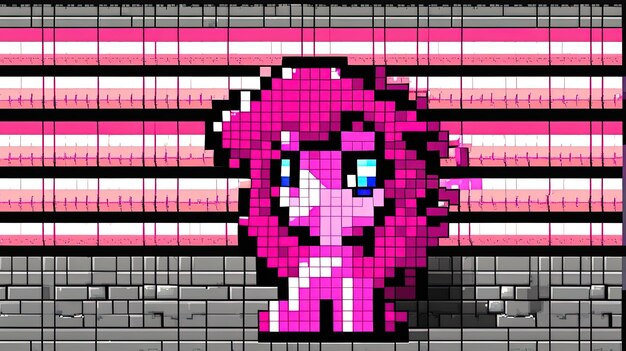 Pixel Styled Girl