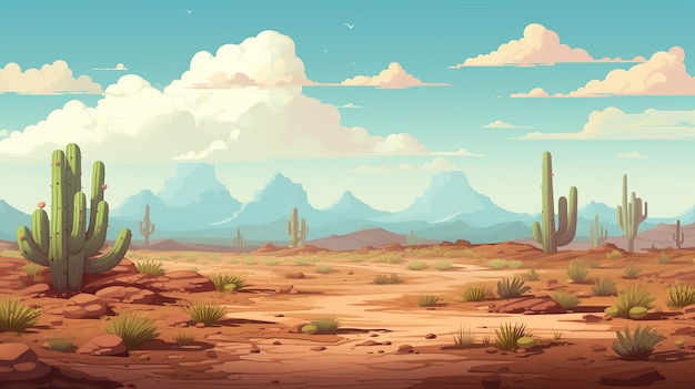 pixelart-woestijn overdag
