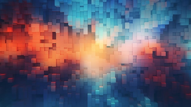 Photo pixelated abstract background