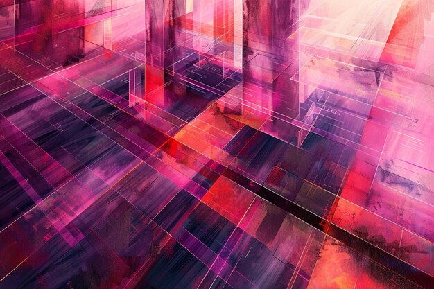Pixelated Digital Art Background Dynamic Abstract Design