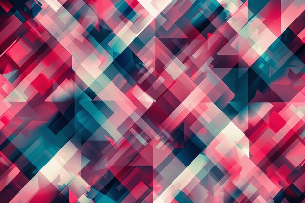 Pixelgeometrisch patroon Kleurrijk digitaal abstract ontwerp