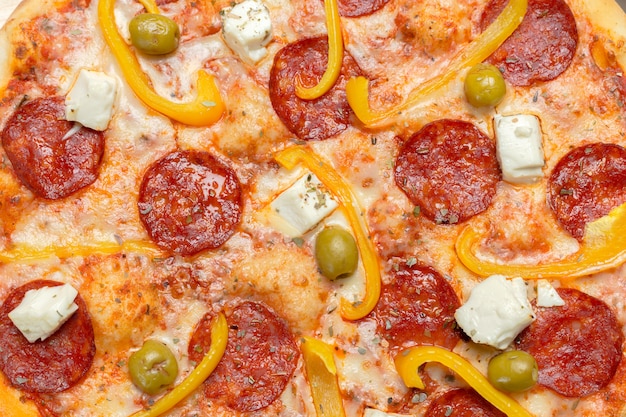 Pizza close up