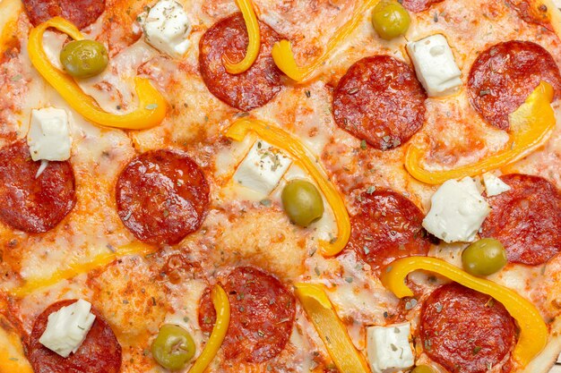 Pizza close up