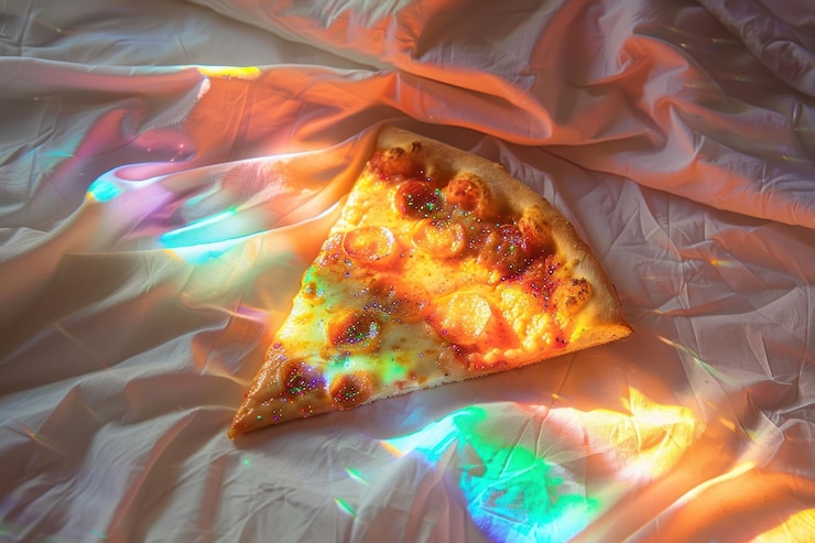Photo pizza food freshness person