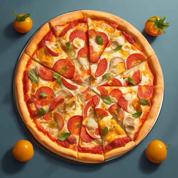 Pizza food item templates