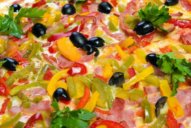 Photo pizza and italian kitchen