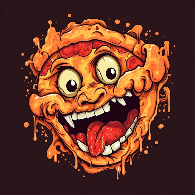 pizza logo cartoon