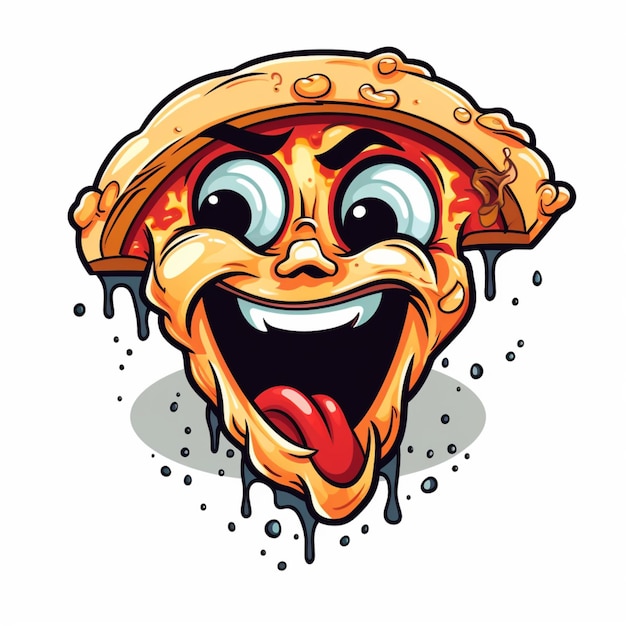 pizza logo cartoon