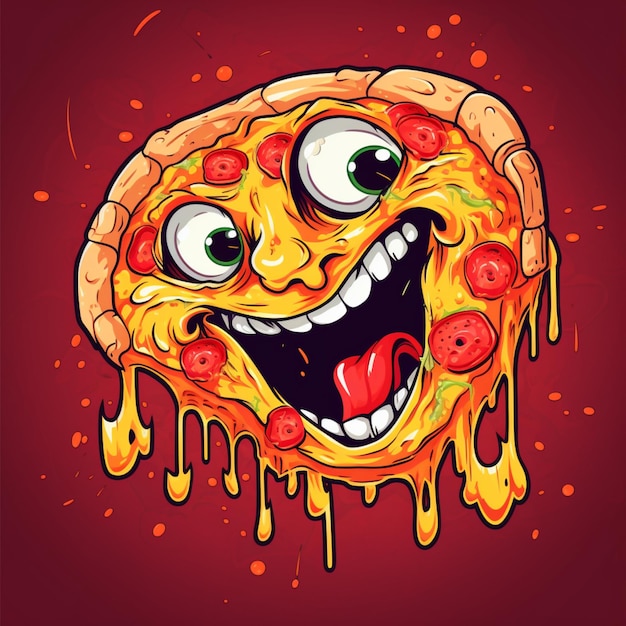 pizza logo cartoon