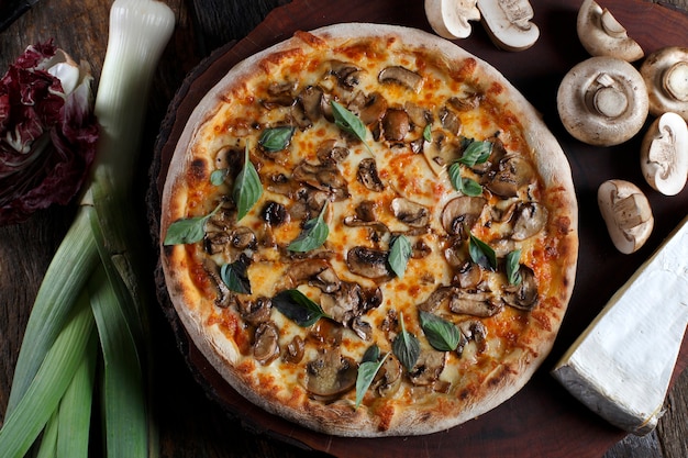 Pizza mushroom