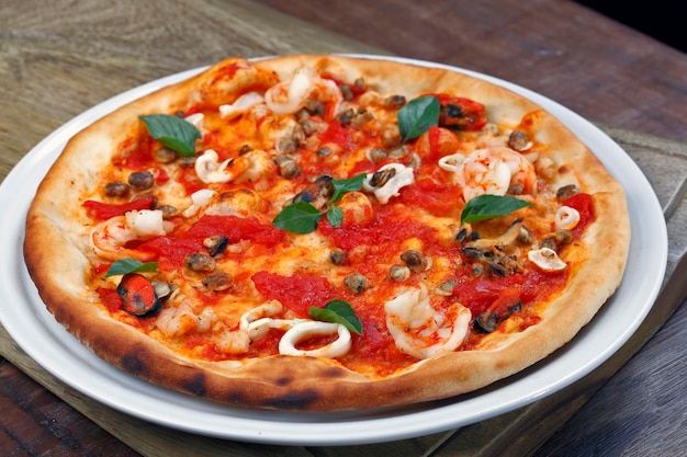 pizza seafood