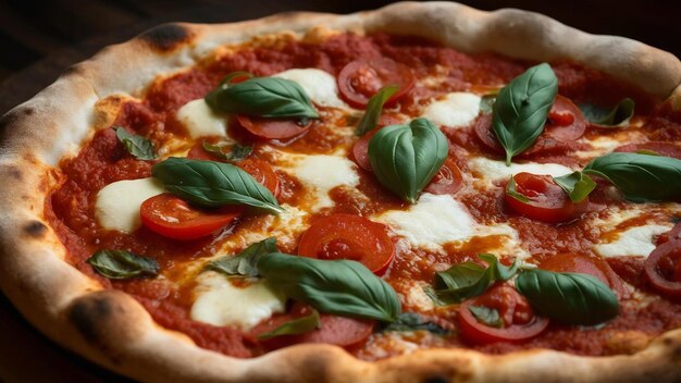 피자 시간 맛있는 집에서 만든 전통적인 피자 이탈리아 레시피