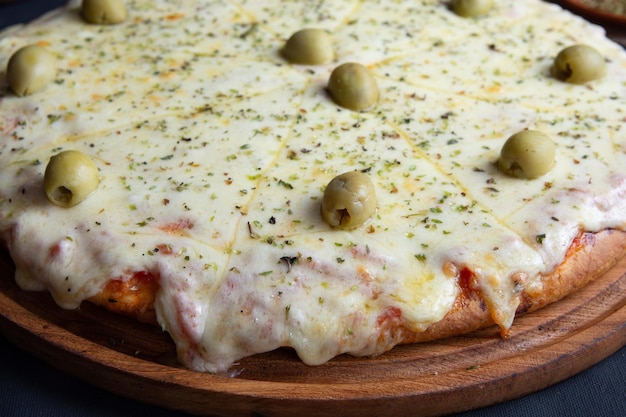 ピザの典型的なアルゼンチンの屋台の食べ物