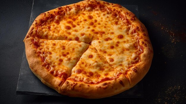 A pizza with a slice missing