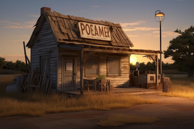 A pizzeria facade with a sign advertising Wood Fired Pizza