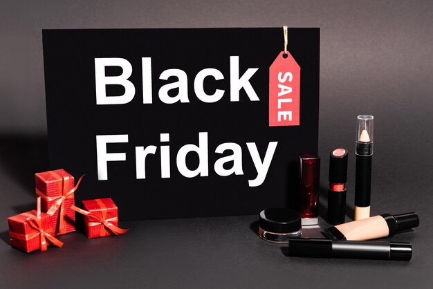 placard black friday lettering gifts