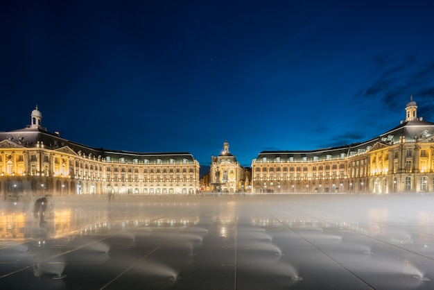 Place De La Bourse with artificial mist 