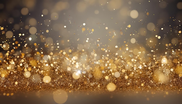 새해와 크리스마스의 개념을 황금빛 조명으로 장식한 나무 판자를 위한 장소